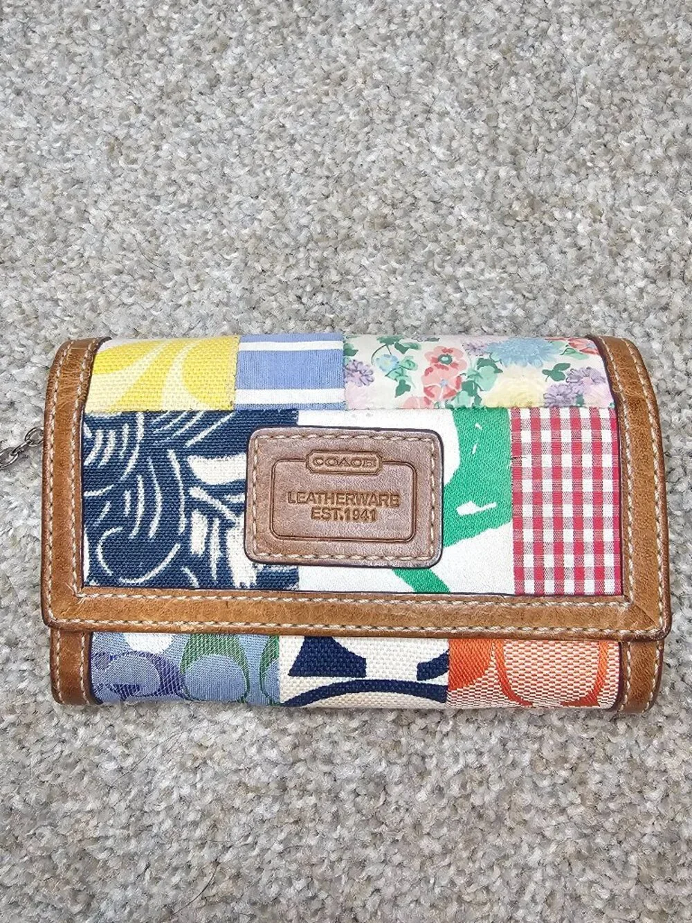 Coach patchwork wallet